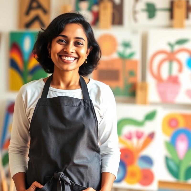 Ms. Aditi Sharma, professional artist and art educator